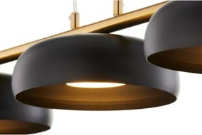 Lustru suspendat pe cablu OLAF 3xGX53/12W/230V negru/auriu