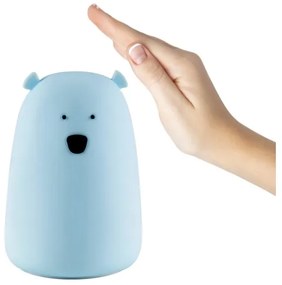 Lampă LED RGB pentru copii BEAR, tactilă, 0,8W, 5V, albastru