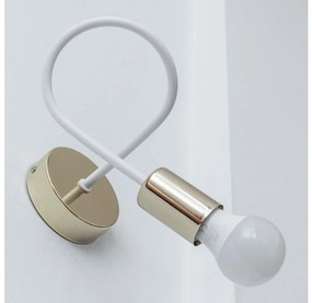 Aplica de perete OXFORD 1xE27/15W/230V auriu/alb