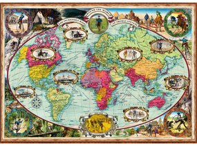 PUZZLE HARTA LUMII, 1000 PIESE - RAVENSBURGER (RVSPA16995)