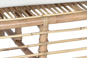 Canapea de exterior, 4 locuri, din bumbac si rattan, Luma