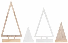 Braduti decorativi de Craciun NORDIC FOREST, set 4 buc.