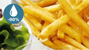 Friteuza dubla cu aer cald Philips NA351/00, 2750 W, 6+3 l, 80-200°C, 1,5 kg, 8 programe, Ecran tactil, Copiere si sincronizare, Negru/Argintiu