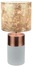 Lampă de masă, Gri-Maro/Roz-Auriu/model Auriu, QENNY TYPUL 18