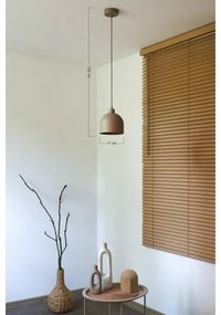 Duolla - Lustră pe cablu IRONLINE 1xE27/15W/230V Ø 17 cm bej