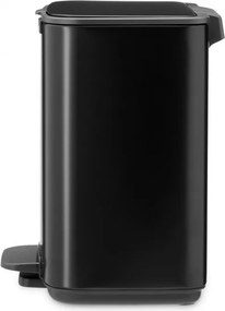 Cos de gunoi Brabantia Bo Pedal 1010136, 4 l, Inchidere usoara, Baza antiderapanta, Negru