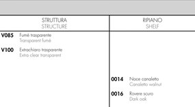 Masuta de Cafea Design LUX, Sticla Curbata, Lemn, Amaranto