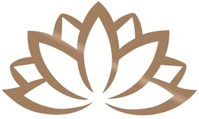 Decorațiune de perete Wallity Lotos, auriu
