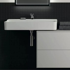 Lavoar suspendat Ideal Standard Atelier Conca 80 cm alb lucios