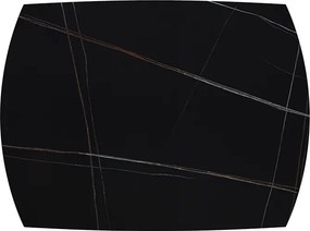 Masa ceramica extensibila Rotativa Noir 120 x 88 x h 76 cm