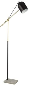 Lampadar/Lampa de podea design decorativ Odyssey negru/auriu