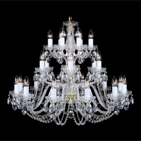 Lustra 24 brate cristal Bohemia L11 006/24/1-A
