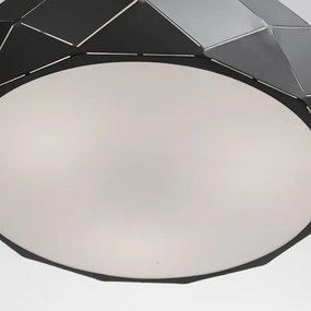 Lustră pe cablu REUS, 3x E27, 40W, 230V, Ø 47 cm, negru