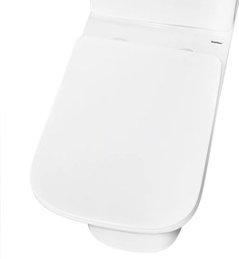 Toaletă compactă monobloc Nile cu scaun cu închidere moale și spălare din spate