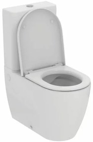 Set vas WC Ideal Standard Ellisse rimless BTW cu capac softclose alb si rezervor