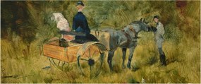 Tablou - Henri de Toulouse-Lautrec, The Trap, reproducere (120x50 cm)