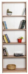 Biblioteca Adore Modern, 5 rafturi, 64x182x26 cm