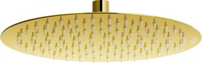Mexen Slim palarie de duș 25 cm, aurie - 79225-50