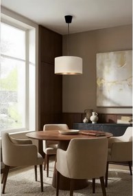 BRILAGI - Lustră suspendată VELVET pe cablu, 1xE27/60W/230V, Ø 40 cm, crem/auriu
