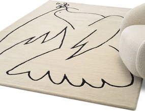 Covor design LUX Piccione 300x400cm, alb 115520 HZ