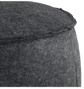 Taburet, material textil gri/maro, RAGIN