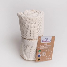 Babymatex Pătură pentru copii Sisi ecru, 75 x 100cm