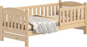 Pat copii din lemn cu sertare Alvins 90x180 - pin