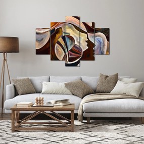 Tablou - Abstractizarea capetelor (150x105 cm)