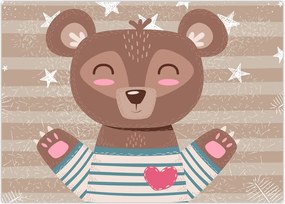 Tablou - Ursulețul iubitor (70x50 cm)