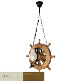 Lustra in stil marinaresc fabricata manual din lemn Timona WOOD-TI-SP2