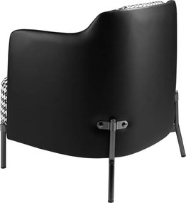 Fotoliu elegant design italian White and Black