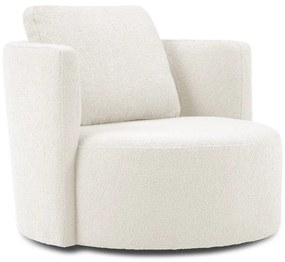 Fotoliu pivotant Interieurs 86 Nael, alb