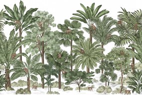 Fototapet, Tropical Bellewood, Monkeys, Rebel Walls
