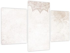 Tablou - Mandala pe zid (90x60 cm)