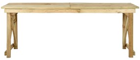 318415 vidaXL Masă de grădină, 200x79x75 cm, lemn pin tratat
