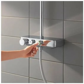 Coloana de dus cu baterie termostatata Grohe Euphoria 260 Mono