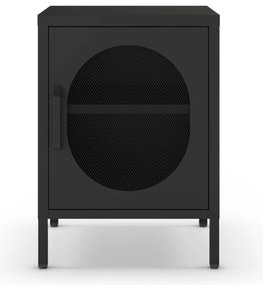 Noptieră neagră din metal Diora – Marckeric