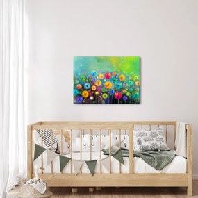 Tablou - Flori abstract (70x50 cm)