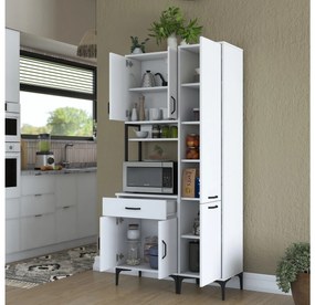 Set dulapuri bucătărie Jenaretta 21 (alb + negru). 1107093