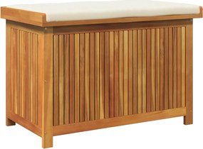 vidaXL Cutie de perne de exterior 90x50x60,5 cm lemn masiv de salcâm