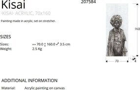 Tablou de perete decorativ canvas Kisai, 70x160cm SV-207584