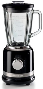 Blender MODERNA 0585/02, 1000W, 4 lame, 1.5 L, 4 viteze + pulse, Cana din sticla, Negru