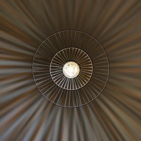 Brilagi - Lustră LED suspendată pe cablu CERIA WIRE 1xE27/40W/230V Ø 38 cm negru