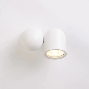 Aplica cu spot directionabil Perla, alb