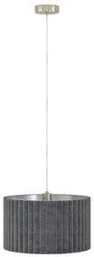 Lustră pe cablu TAMARESCO 2xE27/40W/230V gri Eglo 39773