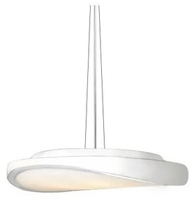 Lustra suspendata design modern 48cm Circulo White
