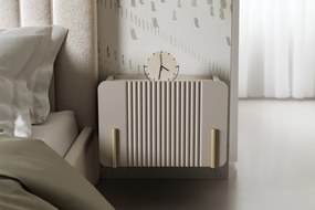 Noptiera suspendata Malmi 45 cm cu sertar - cashmir / crema bianca / gold