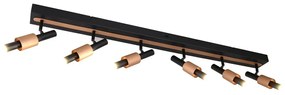 Spot negru-bronz LED 20,5x120 cm Ikaris – Trio Select