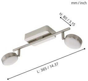 Eglo 97715 - Spot LED RGB dimabil CORROPOLI-C 2xLED/5W/230V