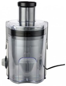 Storcator de fructe si legume Rosberg R51160B, 600W, Recipient pentru pulpa 1L, Zgomot redus, Negru/Inox